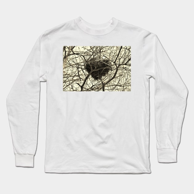Heart-Shaped Nest Long Sleeve T-Shirt by Cynthia48